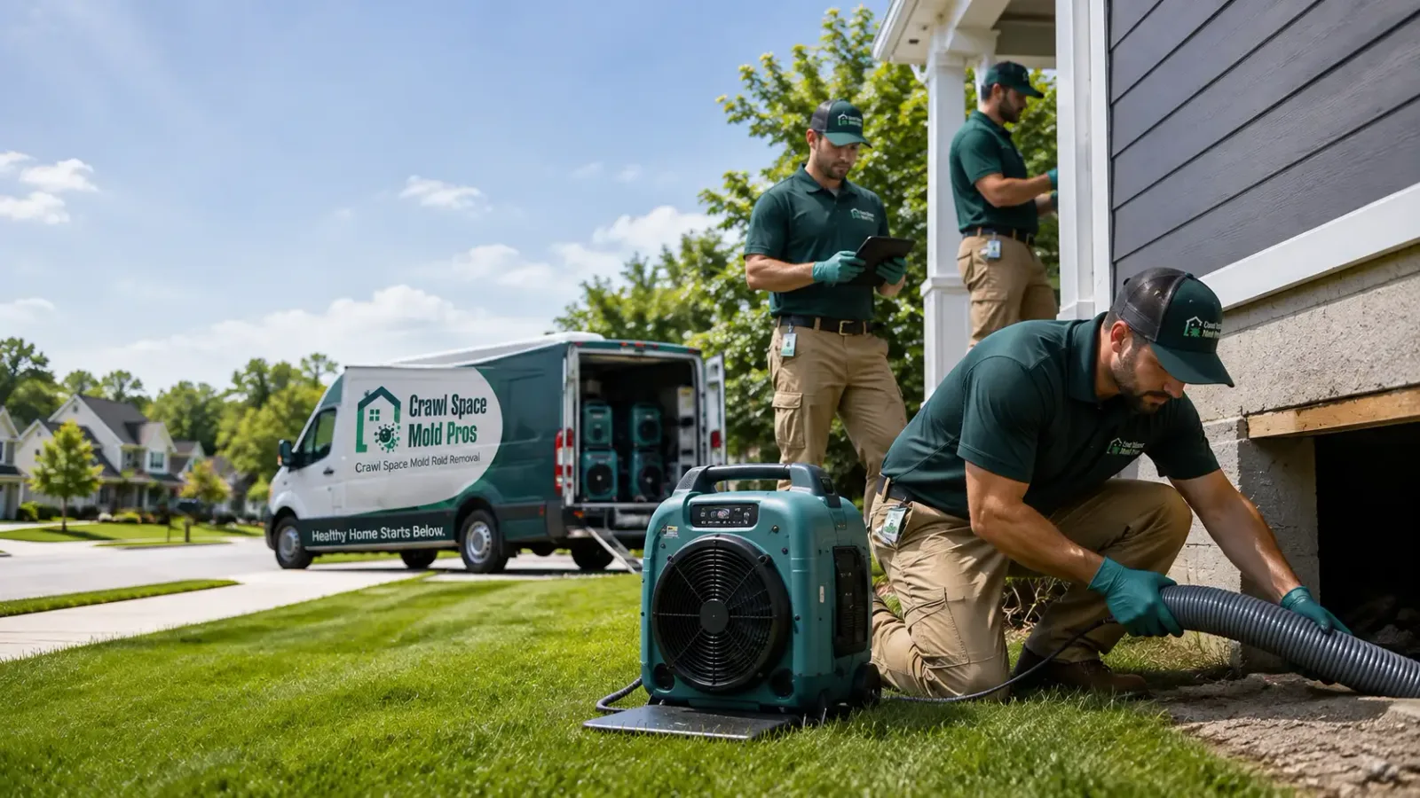 Crawl Space Mold Removal in Luthersburg, PA